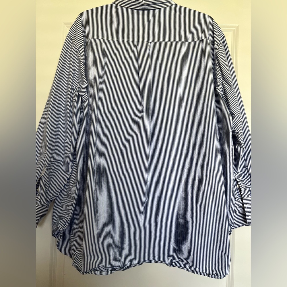 H&M Stripped Button Down Shirt EUC - Picture 5 of 10
